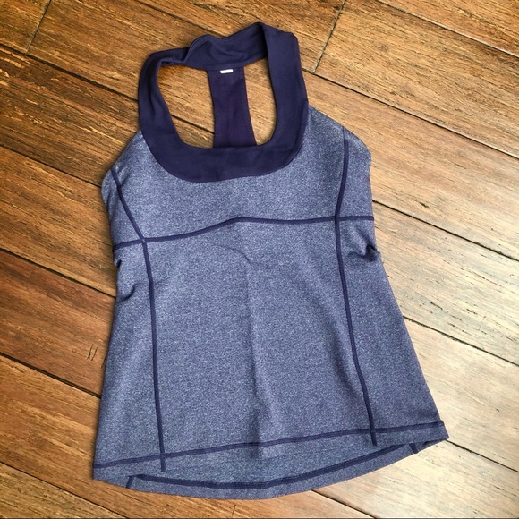 lululemon athletica Tops - Lululemon Scoop Neck Tank Indigo